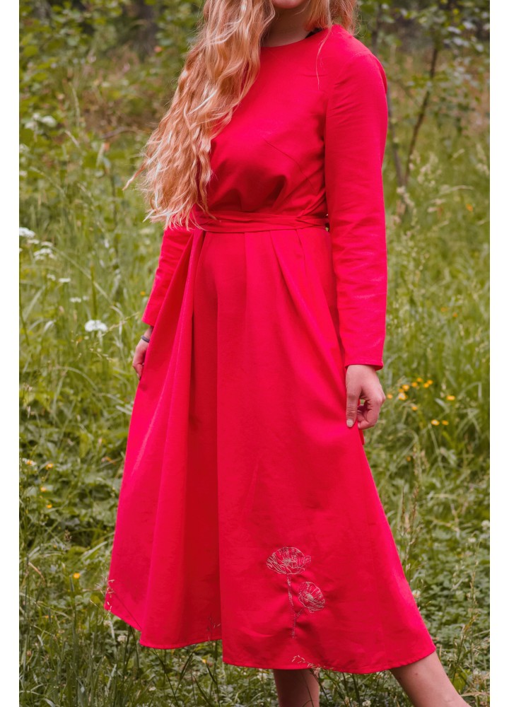 Льняное платье Василиса